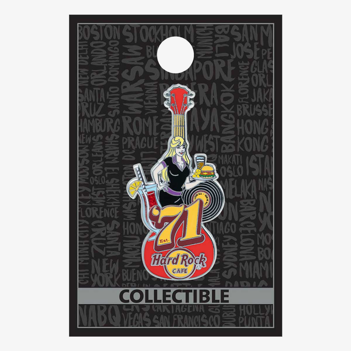 Limited Edition Core Landmark Guitar Pin image number 2